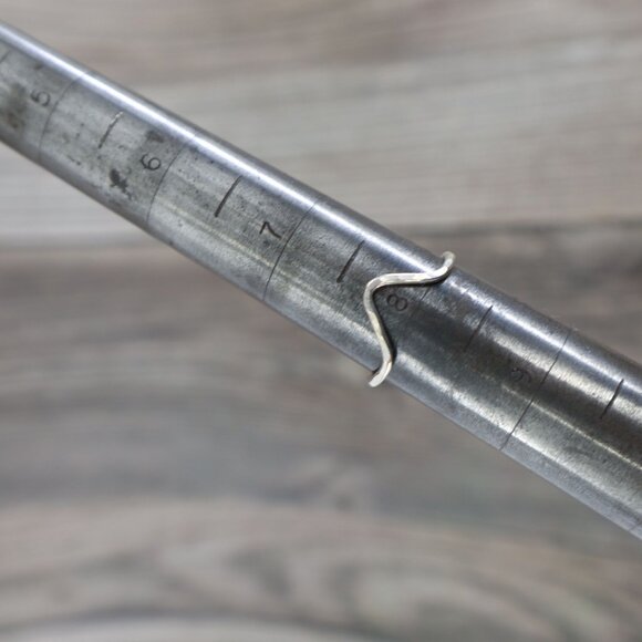 Chevron Stacking Ring Silver Gypsy Party Minimalist Bohemian Dainty Casual NWOT - Picture 7 of 12